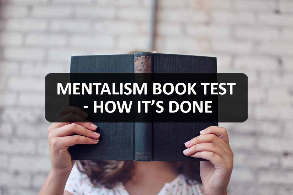 Mentalism Book Test - How It’s Done